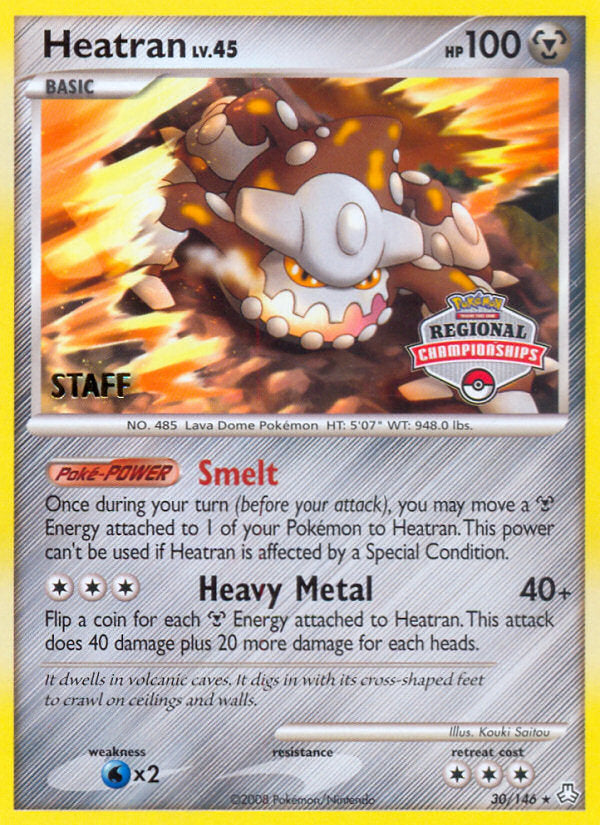 Legends Awakened Heatran #30 Championships Staff Promo