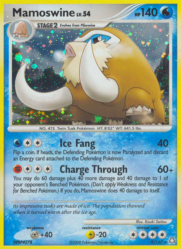 Legends Awakened Holo Mamoswine #9/146