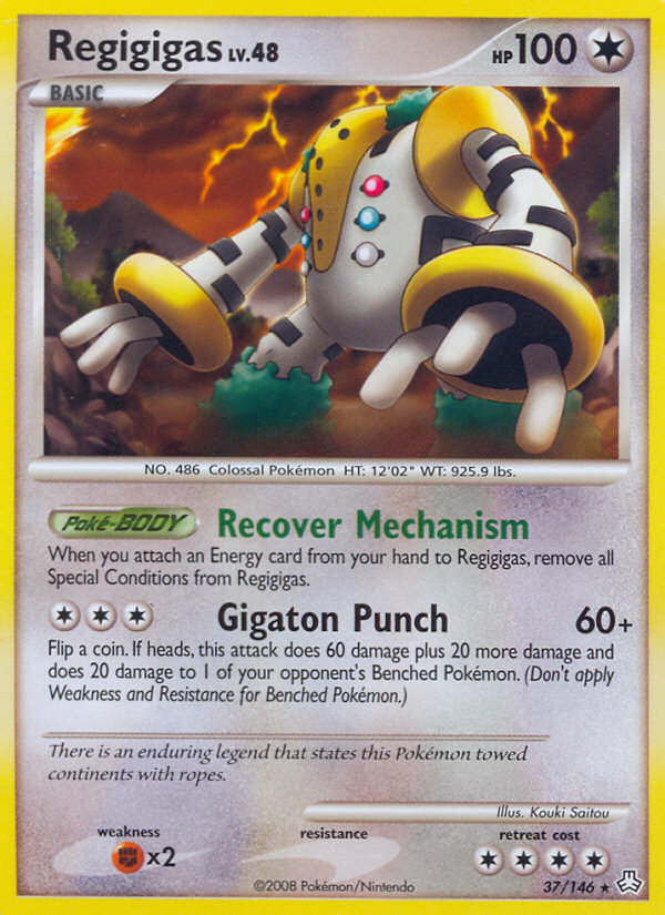 Legends Awakened Non - Holo Regigigas #37/146