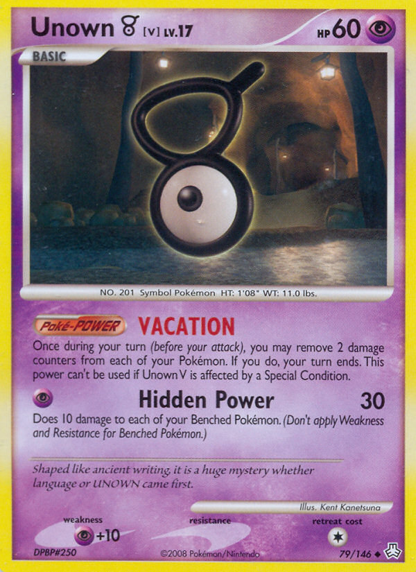 Legends Awakened Unown V #79/146