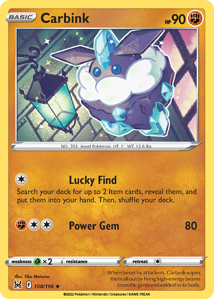 Lost Origin Carbink #108/196