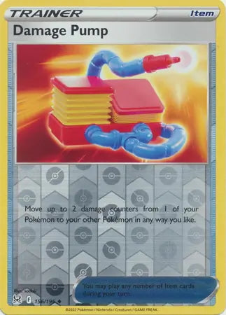 Lost Origin Damage Pump #156/196 reverse holo