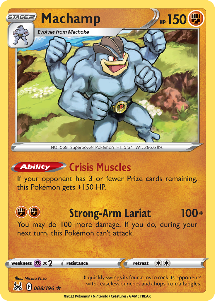 Lost Origin Holo Machamp #88/196