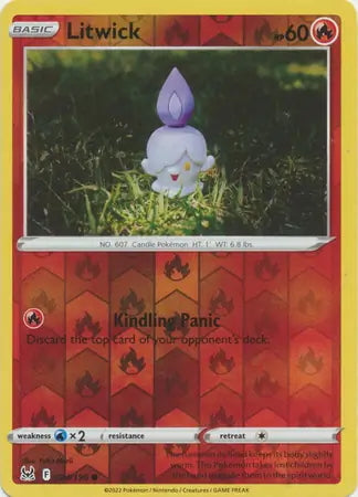 Lost Origin Litwick #24/196 reverse holo