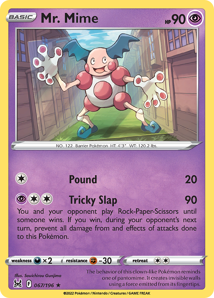 Lost Origin Mr. Mime #67/196