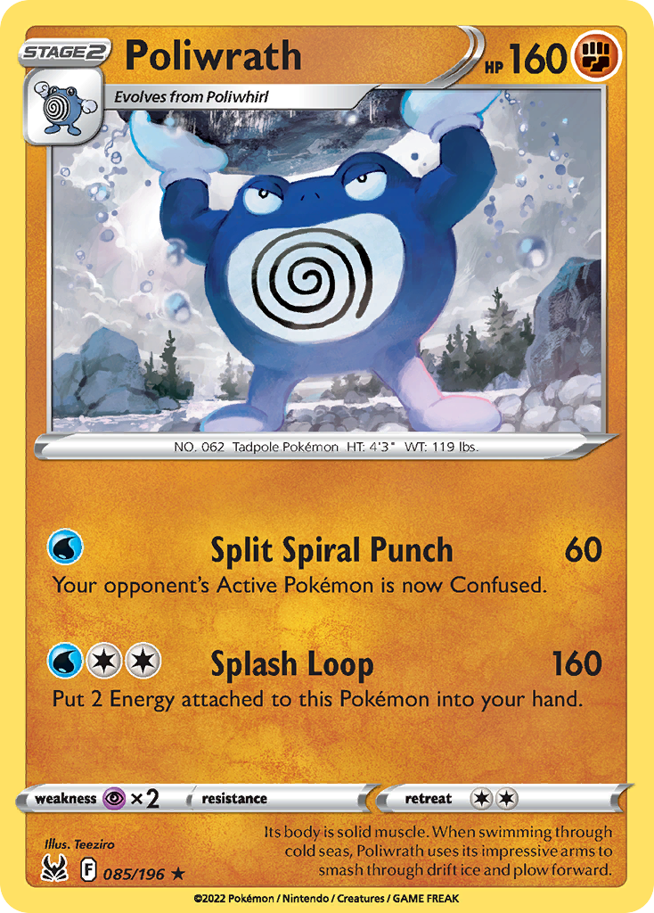 Lost Origin Poliwrath #85/196