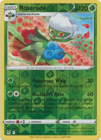 Lost Origin Roserade #15/196 reverse holo