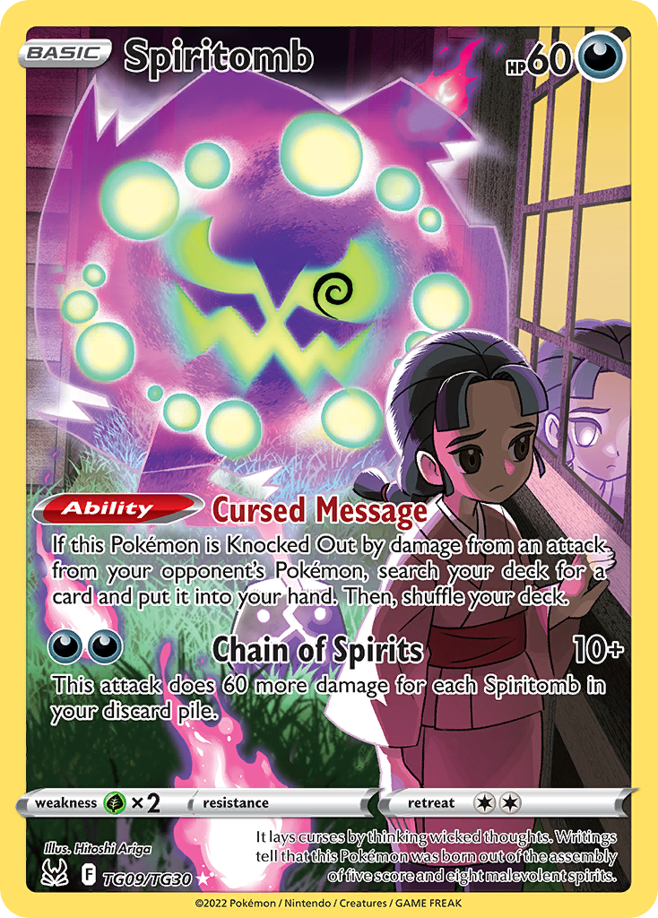 Lost Origin Trainer Gallery Spiritomb #TG9/30