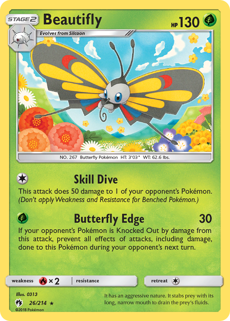 Lost Thunder Beautifly #26/214