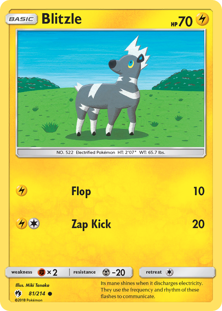 Lost Thunder Blitzle #81/214