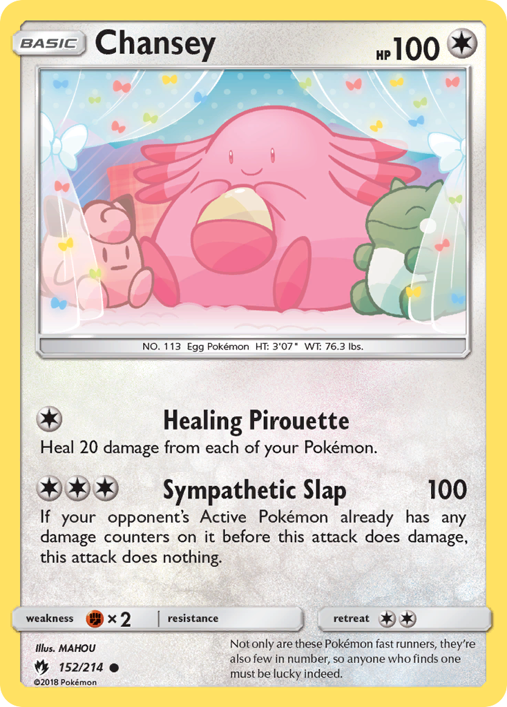 Lost Thunder Chansey #152/214