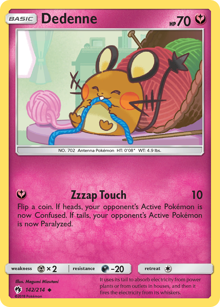 Lost Thunder Dedenne #142/214