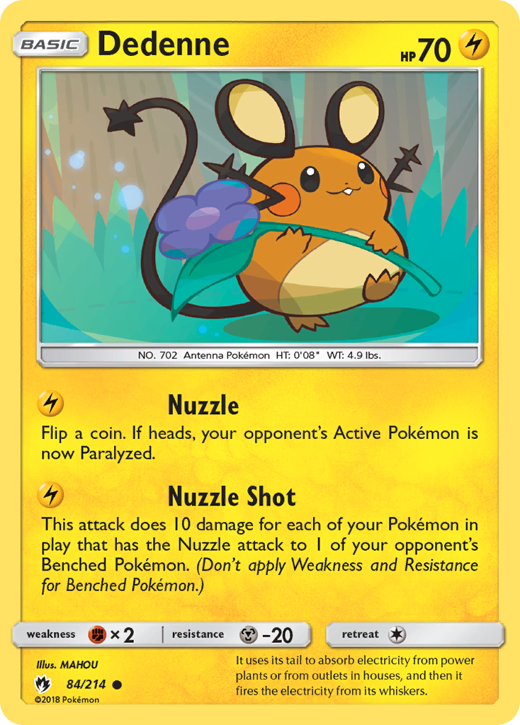 Lost Thunder Dedenne #84/214