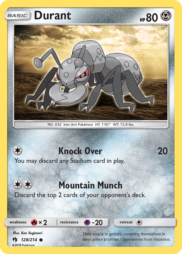 Lost Thunder Durant #128/214