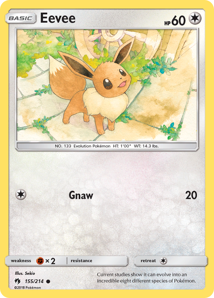 Lost Thunder Eevee #155/214
