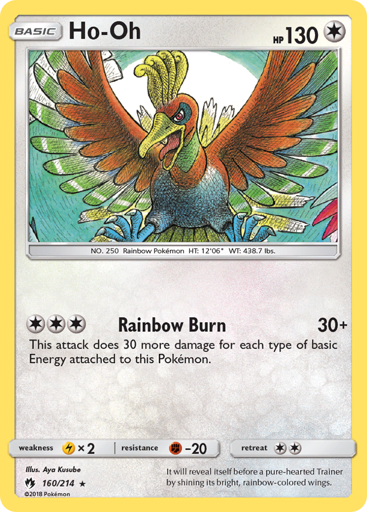Lost Thunder Ho-Oh #160/214