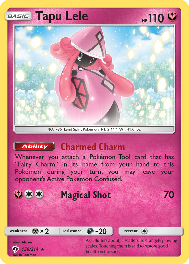 Lost Thunder Holo Tapu Lele #150/214