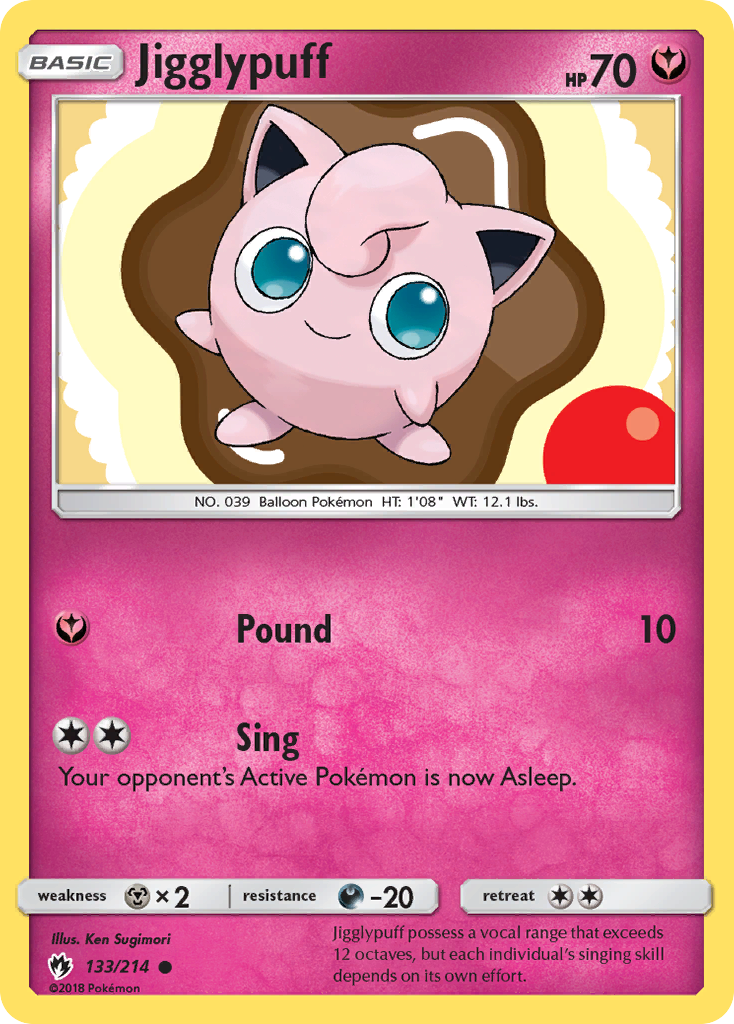 Lost Thunder Jigglypuff #133/214