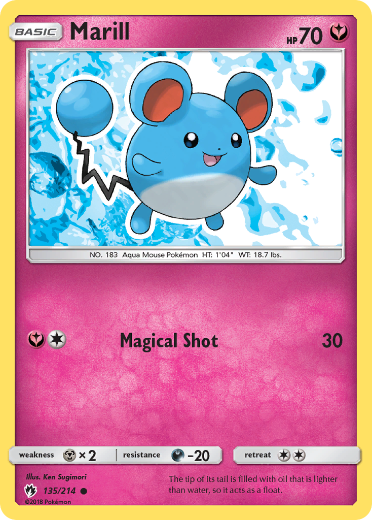 Lost Thunder Marill #135/214
