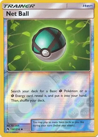 Lost Thunder Net Ball #187/214 reverse holo