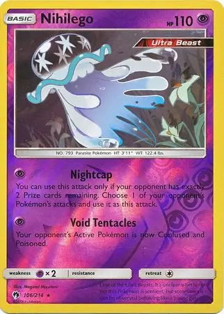 Lost Thunder Nihilego #106/214 reverse holo