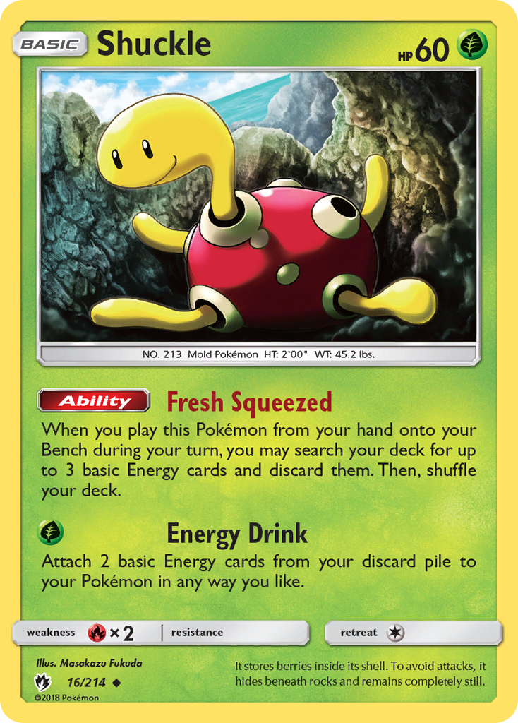 Lost Thunder Shuckle #16/214