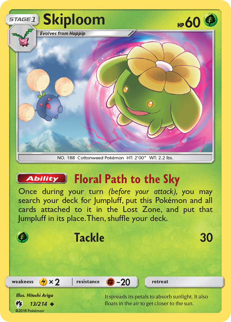 Lost Thunder Skiploom #13/214