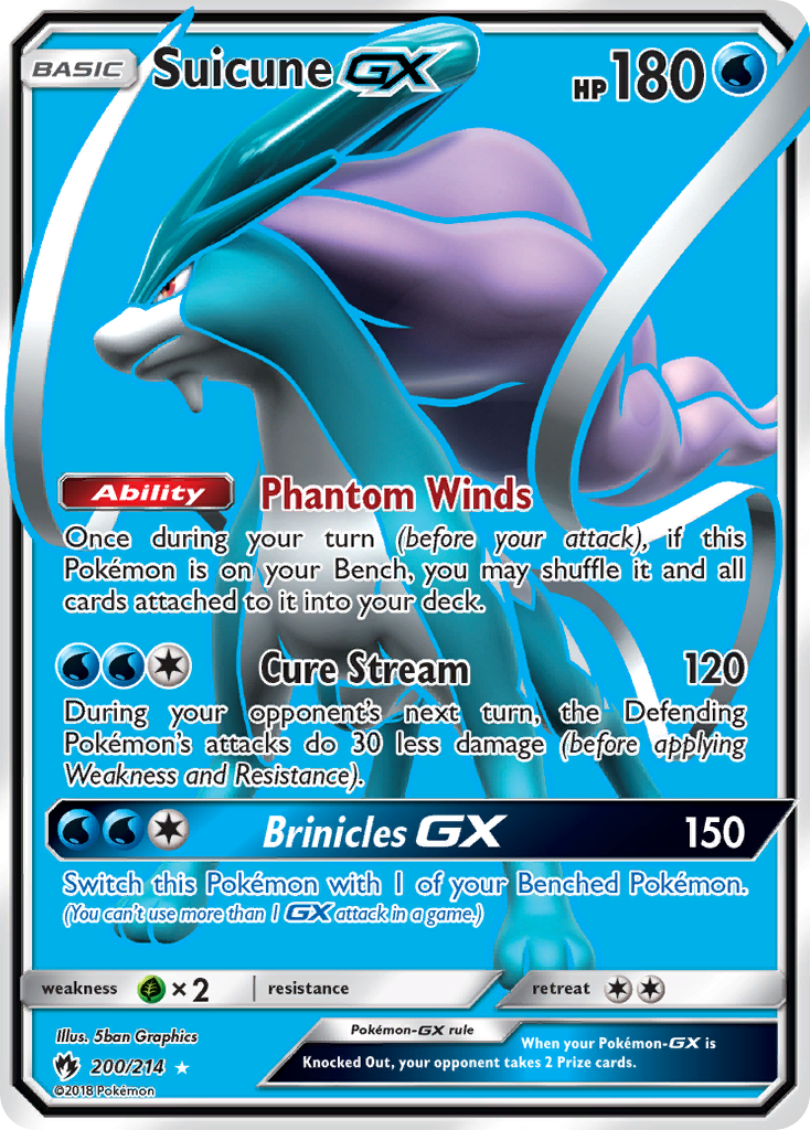 Lost Thunder Suicune GX #200/214