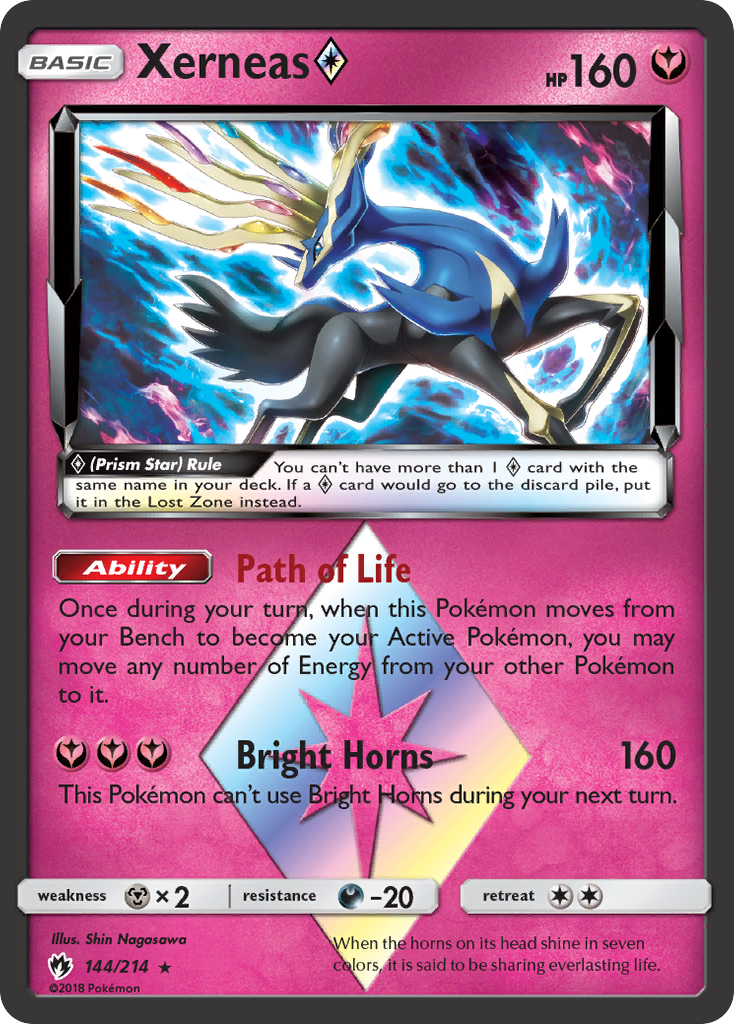 Lost Thunder Xerneas #144/214