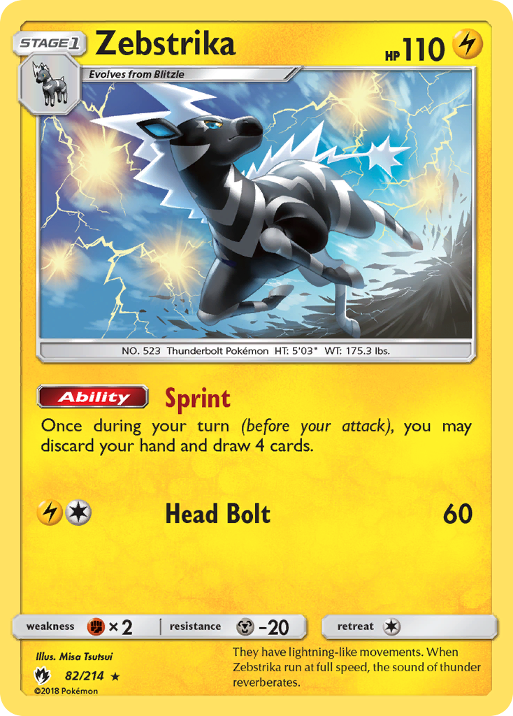 Lost Thunder Zebstrika #82/214