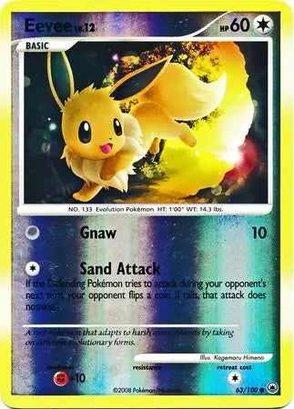 Majestic Dawn Eevee #63/100 reverse holo