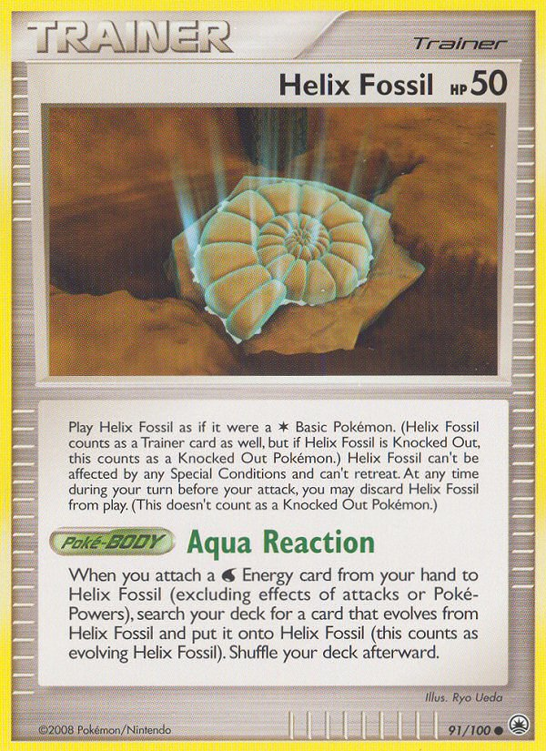 Majestic Dawn Helix Fossil #91/100