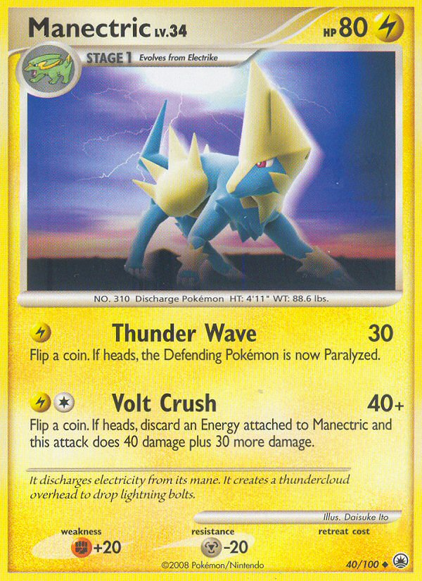 Majestic Dawn Manectric #40/100