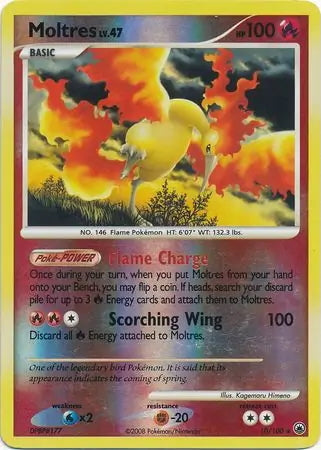Majestic Dawn Moltres #10/100 reverse holo