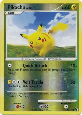 Majestic Dawn Pikachu #70/100 reverse holo