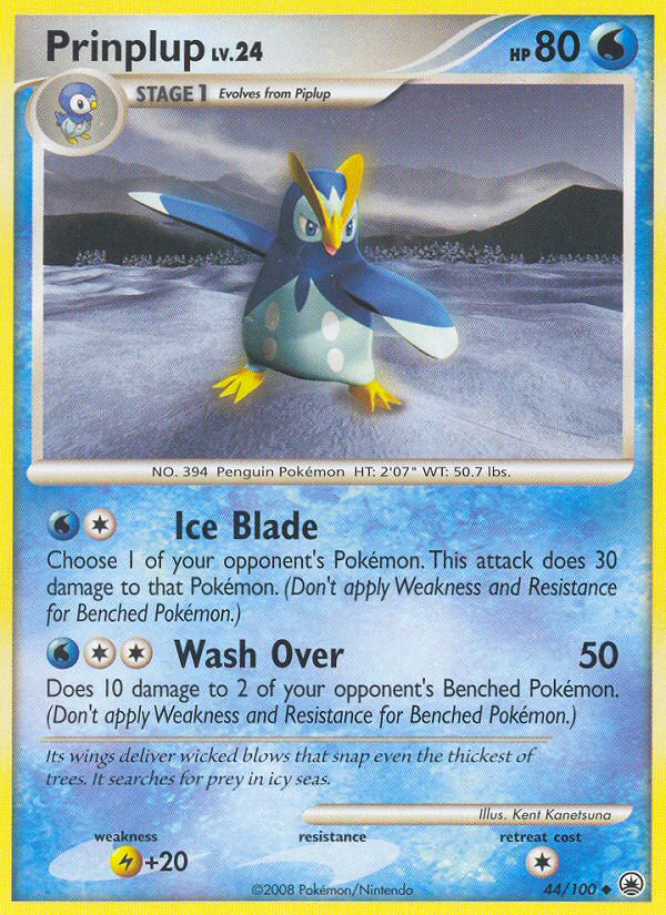 Majestic Dawn Prinplup #44/100