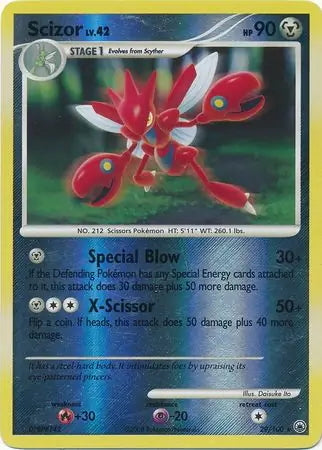 Majestic Dawn Scizor #29/100 reverse holo