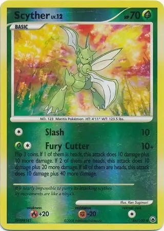 Majestic Dawn Scyther #46/100 reverse holo