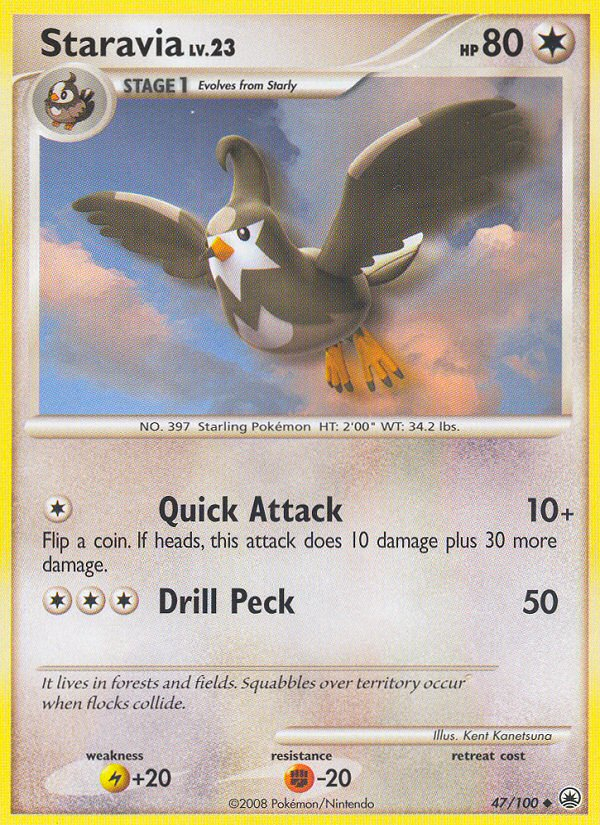 Majestic Dawn Staravia #47/100