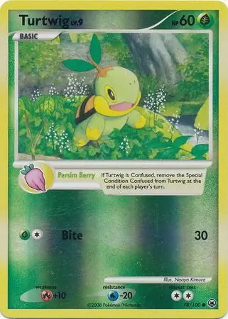 Majestic Dawn Turtwig #78/100 reverse holo