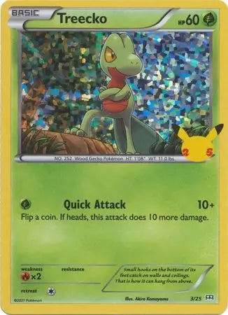 McDonald’s 25th Anniversary Holo Treecko #3