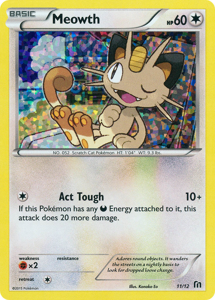 McDonald's Collection 2016 Meowth #11