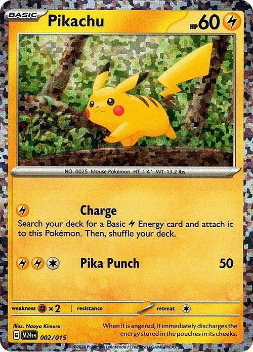 McDonald’s Dragon Discovery Pikachu #002/015