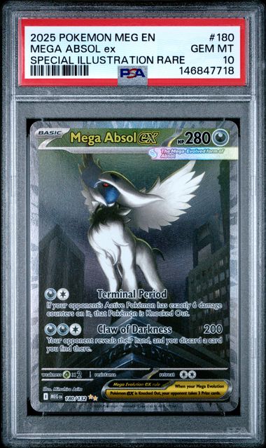 Mega Evolution Mega Absol ex (2025) PSA 10 #146847718