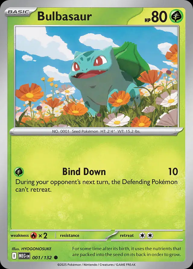 Mega Evolution Bulbasaur #001/132