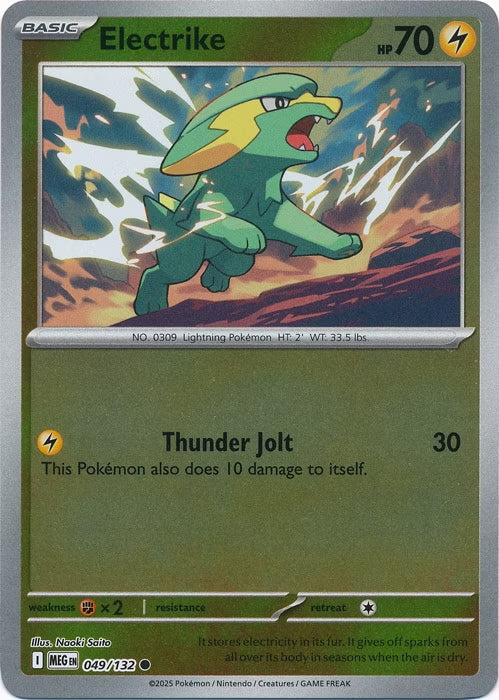 Mega Evolution Electrike #049/132 Reverse Holo