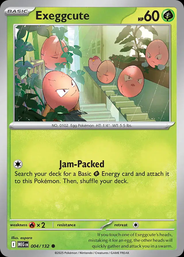 Mega Evolution Exeggcute #004/132