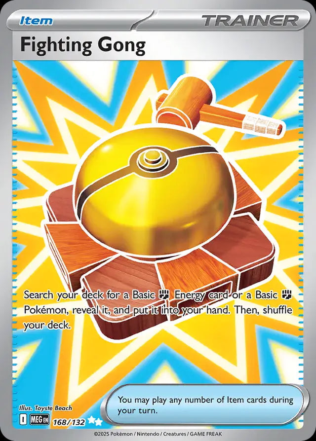 Mega Evolution Fighting Gong #168/132