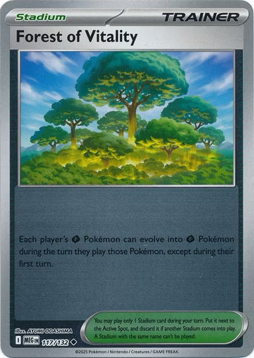 Mega Evolution Forest of Vitality #117/132 Reverse Holo