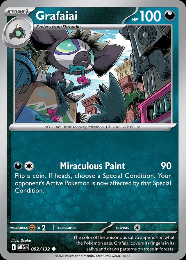 Mega Evolution Grafaiai #092/132